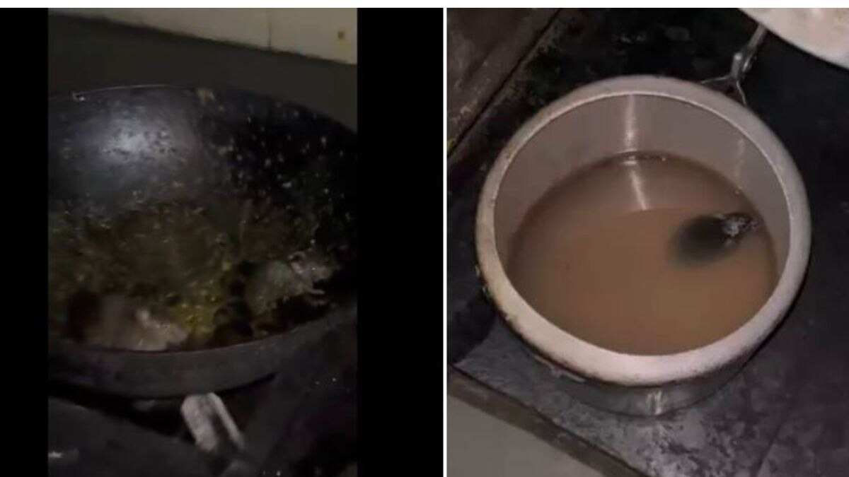 Students were shocked and worried after videos showed rats in bags of rice and in cooking pots at their mess facility Students were shocked and worried after videos showed rats in bags of rice and in cooking pots at their mess facility