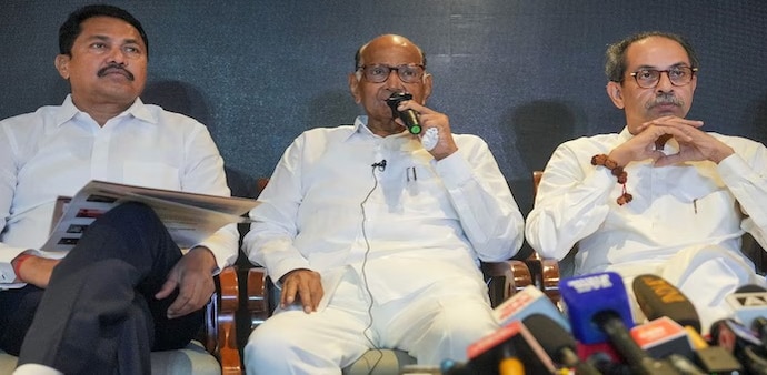 The leaders from both Congress and Shiv Sena (UBT) have contacted NCP chief Sharad Pawar to help mediate and settle the disagreements within the opposition alliance The leaders from both Congress and Shiv Sena (UBT) have contacted NCP chief Sharad Pawar to help mediate and settle the disagreements within the opposition alliance