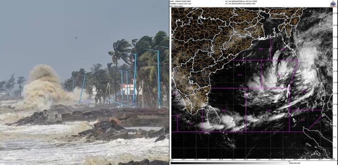 The IMD noted that an upper air cyclonic circulation over the Andaman Sea has strengthened into a low-pressure system The IMD noted that an upper air cyclonic circulation over the Andaman Sea has strengthened into a low-pressure system