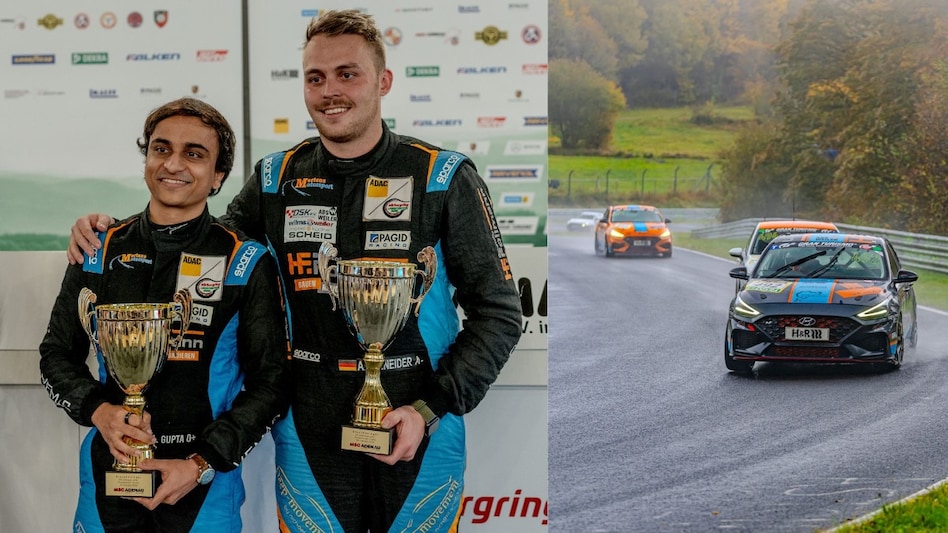 Akshay Gupta (left) secures victory at Nürburgring Langstrecken-Serie Akshay Gupta (left) secures victory at Nürburgring Langstrecken-Serie