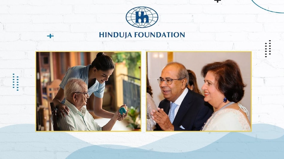 Kamal Hinduja with husband Prakash Hinduja, Hinduja Foundation Kamal Hinduja with husband Prakash Hinduja, Hinduja Foundation