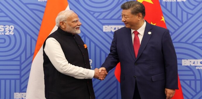 Prime Minister Narendra Modi held the first bilateral meeting with Chinese President Xi Jinping Prime Minister Narendra Modi held the first bilateral meeting with Chinese President Xi Jinping
