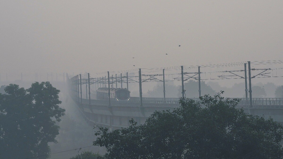 This morning, Delhi's air quality showed some improvement, with an Air Quality Index (AQI) of 227, categorised as “poor”. This morning, Delhi's air quality showed some improvement, with an Air Quality Index (AQI) of 227, categorised as “poor”.