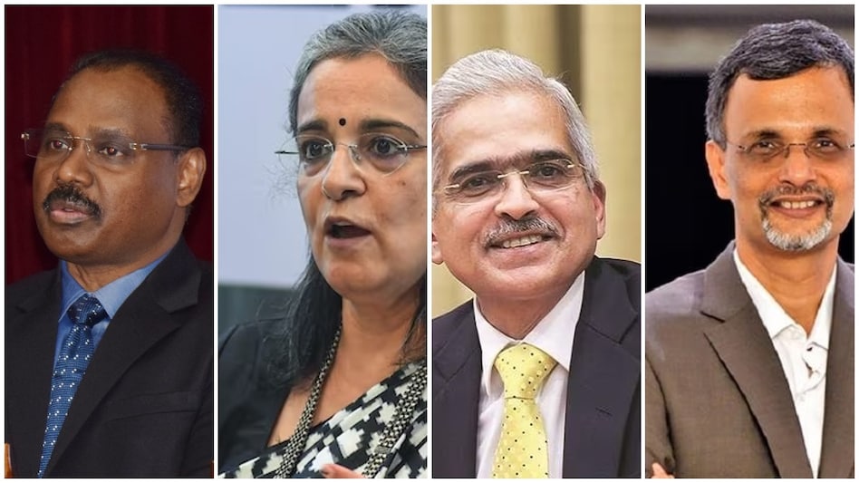 CAG chief GC Murmu, RBI Governor Shaktikanta Das, SEBI Chairperson Madhabi Puri Buch, CEA (Ministry of Finance) V Anantha Nageswaran CAG chief GC Murmu, RBI Governor Shaktikanta Das, SEBI Chairperson Madhabi Puri Buch, CEA (Ministry of Finance) V Anantha Nageswaran