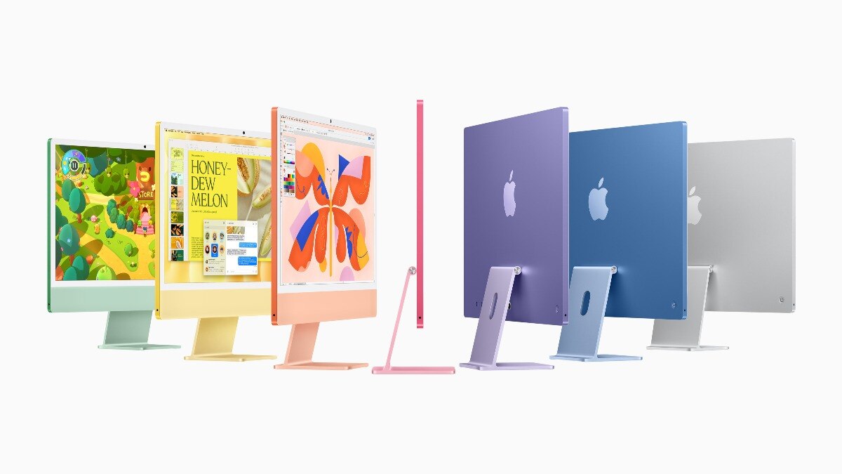Featuring the powerful M4 chip and the incredible capabilities of Apple Intelligence — all in its impossibly thin, all-in-one design — iMac is available in a parade of playful new colours. Featuring the powerful M4 chip and the incredible capabilities of Apple Intelligence — all in its impossibly thin, all-in-one design — iMac is available in a parade of playful new colours.