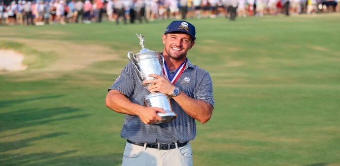 File photo of Bryson DeChambeau with his US Open trophy at Pinehurst Number 2. The popular American is expected to feature in an upcoming International Series tournament at the DLF Golf and Country Club in Jan-Feb next year. Image courtesy usopen.com File photo of Bryson DeChambeau with his US Open trophy at Pinehurst Number 2. The popular American is expected to feature in an upcoming International Series tournament at the DLF Golf and Country Club in Jan-Feb next year. Image courtesy usopen.com