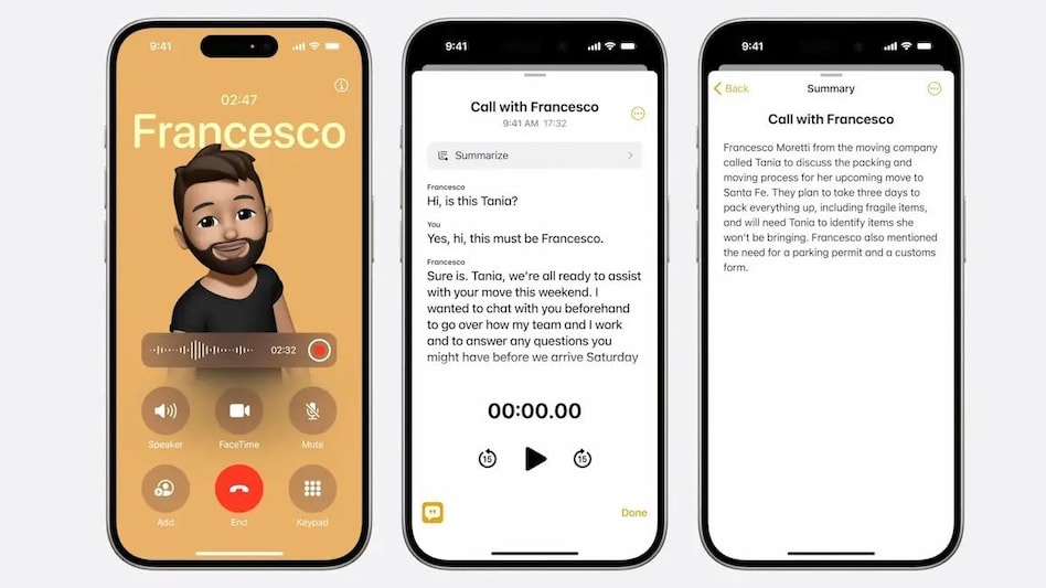 Apple iPhones can now record calls after iOS 18.1 update; here's how to use it Apple iPhones can now record calls after iOS 18.1 update; here's how to use it