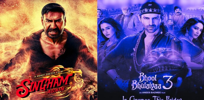 Box Office Update: Singham Again, Bhool Bhulaiyaa 3 to battle it out for the top earner this Diwali Box Office Update: Singham Again, Bhool Bhulaiyaa 3 to battle it out for the top earner this Diwali