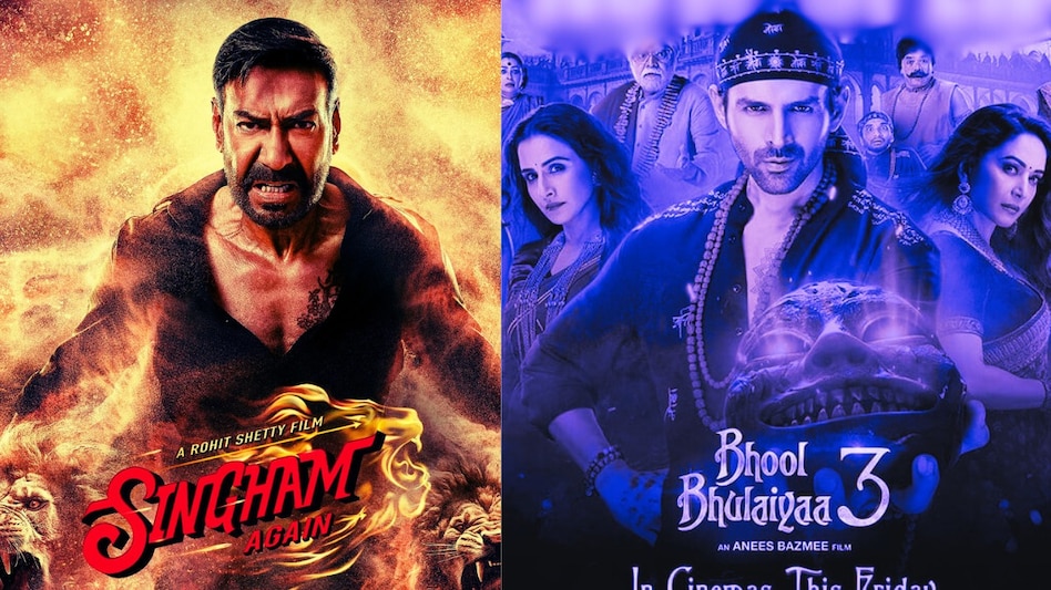 Box Office Update: Singham Again, Bhool Bhulaiyaa 3 to battle it out for the top earner this Diwali Box Office Update: Singham Again, Bhool Bhulaiyaa 3 to battle it out for the top earner this Diwali