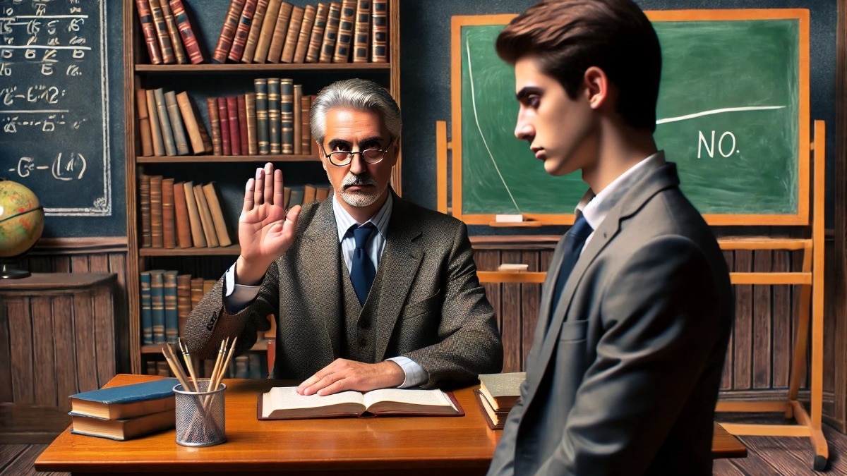 The mail went viral in no time, with netizens condemning the professor for being too dramatic over a simple request for attendance concession. (Image generated using AI) The mail went viral in no time, with netizens condemning the professor for being too dramatic over a simple request for attendance concession. (Image generated using AI)