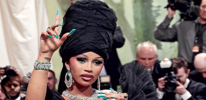 Cardi B turned heads at the Met Gala with her jewellery designed by Mumbai-based jewellers Kamyen Cardi B turned heads at the Met Gala with her jewellery designed by Mumbai-based jewellers Kamyen