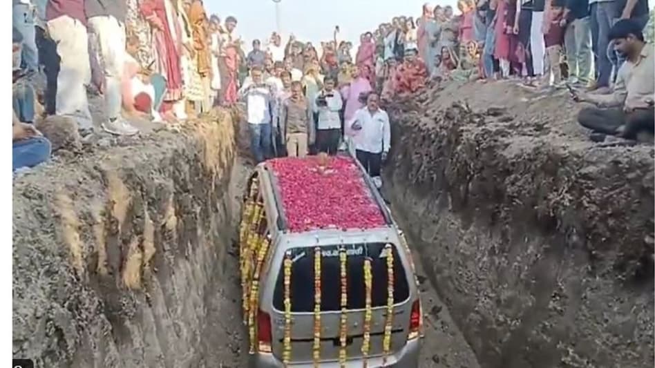 Professional videographers are seen capturing the unusual event. Professional videographers are seen capturing the unusual event.