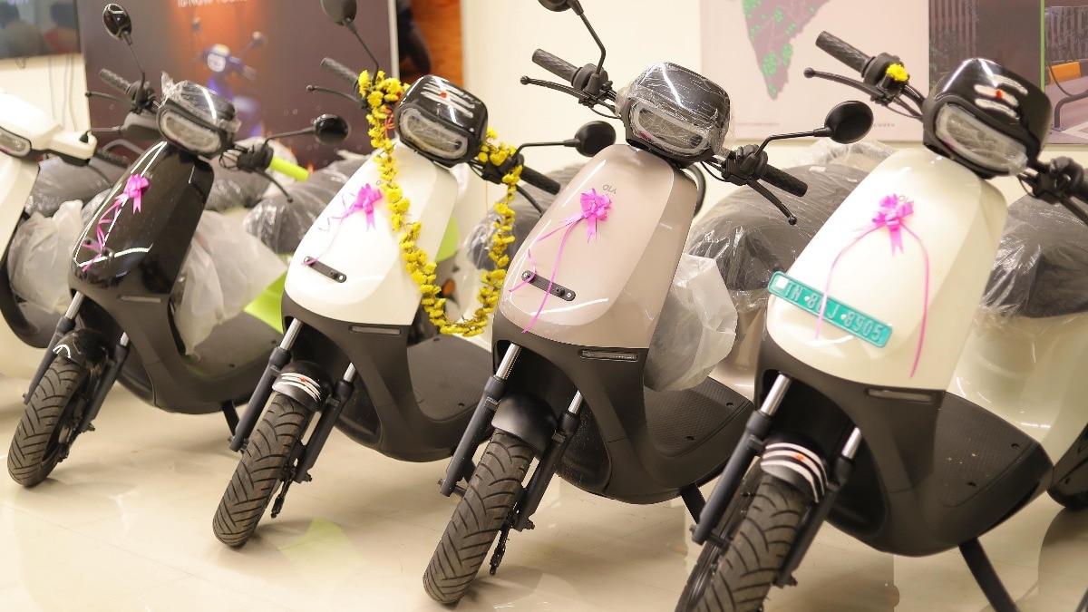 Ola Electric share price: Ola Electric's share price has more than halved (52.81 per cent) from its all-time high of Rs 157.53 due to several service-related issues. Ola Electric share price: Ola Electric's share price has more than halved (52.81 per cent) from its all-time high of Rs 157.53 due to several service-related issues.