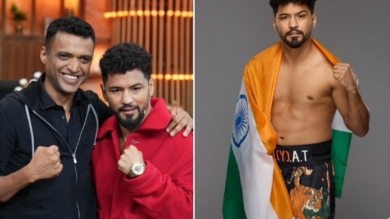 Zomato co-founder Deepinder Goyat with boxer Neeraj Goyat (X) Zomato co-founder Deepinder Goyat with boxer Neeraj Goyat (X)