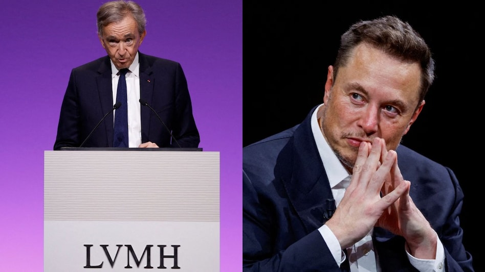 Bernard Arnault and Elon Musk Bernard Arnault and Elon Musk