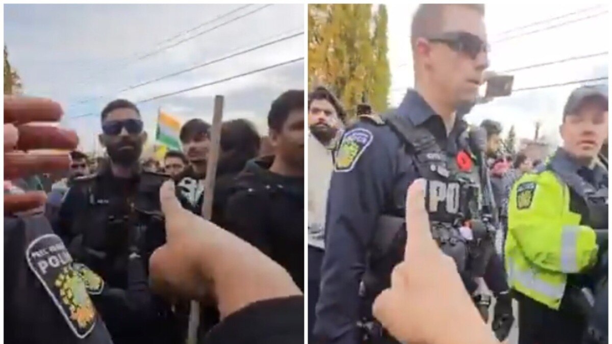 Peel Police gives clean chit to officer seen in Brampton Temple attack video: 'Lawful execution of duties'