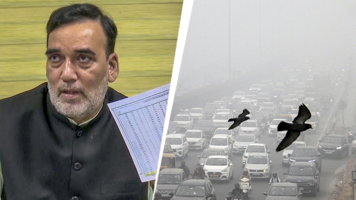 Delhi air pollution: Delhi minister Gopal Rai writes to Centre for artificial rain Delhi air pollution: Delhi minister Gopal Rai writes to Centre for artificial rain