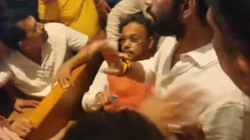 The incident took place at a hotel in the area, where both BJP and BVA workers were reportedly present. The incident took place at a hotel in the area, where both BJP and BVA workers were reportedly present.