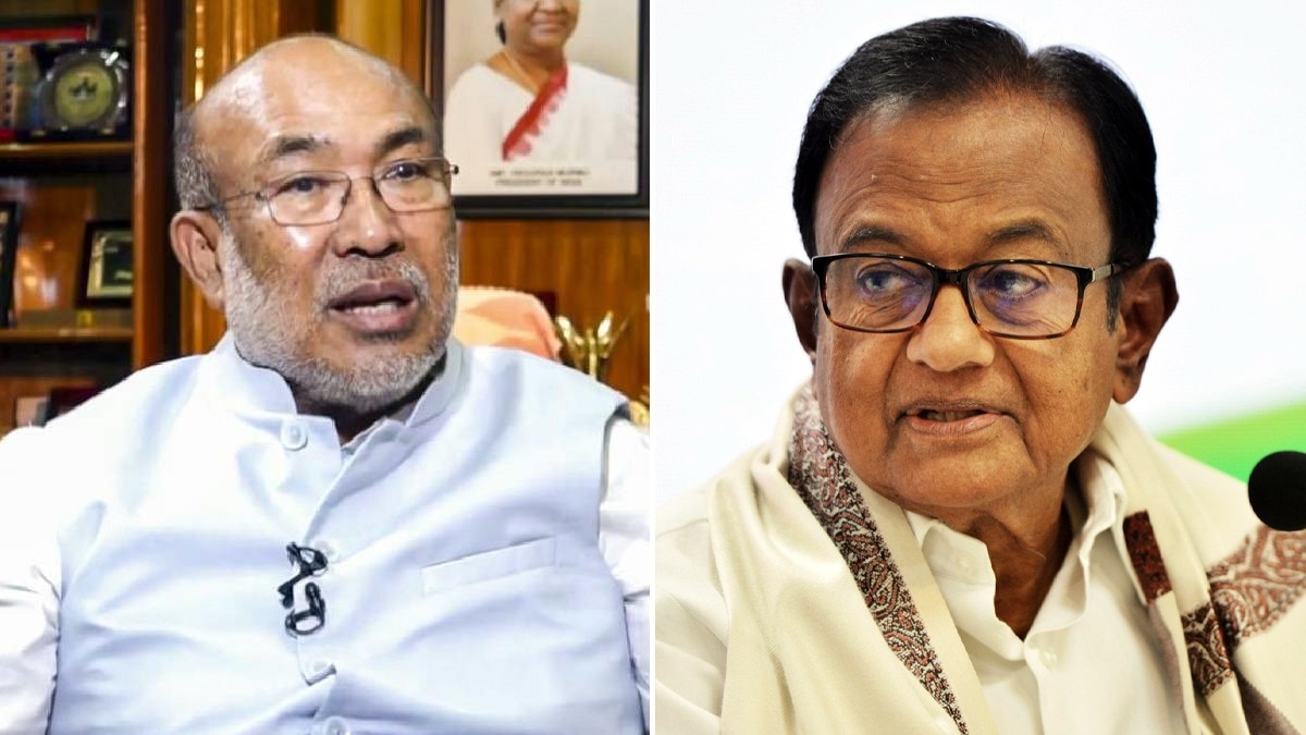 Manipur CM Biren Singh hits back at Chidambaram Manipur CM Biren Singh hits back at Chidambaram