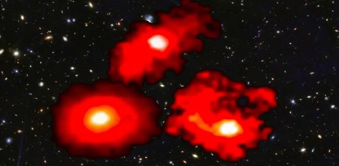 What sets these galaxies apart is their astonishing star formation efficiency, which exceeds expectations. What sets these galaxies apart is their astonishing star formation efficiency, which exceeds expectations.