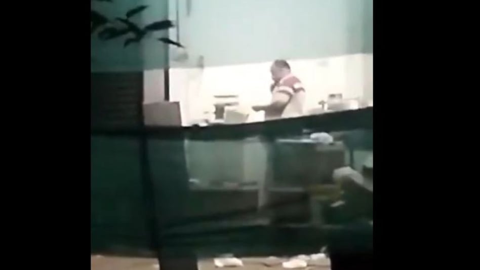 The video, which was reportedly shot at the factory, shows an employee dipping their fingers into a container of ice cream sticks and then licking them before placing them in a packaging machine. The video, which was reportedly shot at the factory, shows an employee dipping their fingers into a container of ice cream sticks and then licking them before placing them in a packaging machine.