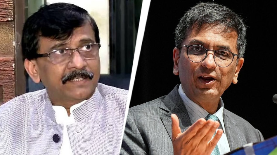 'Justice Chandrachud is Responsible': Sanjay Raut Blames Judiciary for MVA’s Maharashtra Defeat 'Justice Chandrachud is Responsible': Sanjay Raut Blames Judiciary for MVA’s Maharashtra Defeat