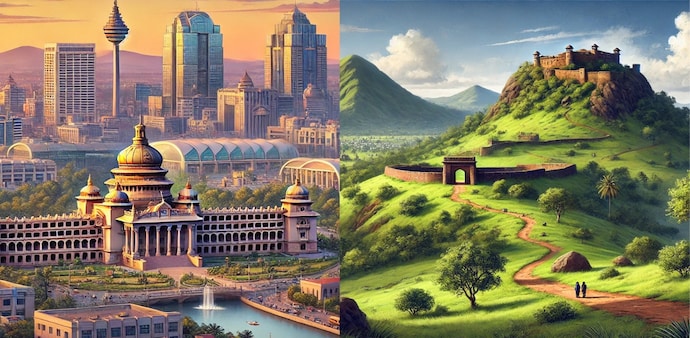 While he was excited to embrace Pune as his home, the entrepreneur was nostalgic about Bengaluru. (Image created by AI) While he was excited to embrace Pune as his home, the entrepreneur was nostalgic about Bengaluru. (Image created by AI)