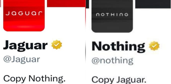 Nothing pokes fun at Jaguar Nothing pokes fun at Jaguar