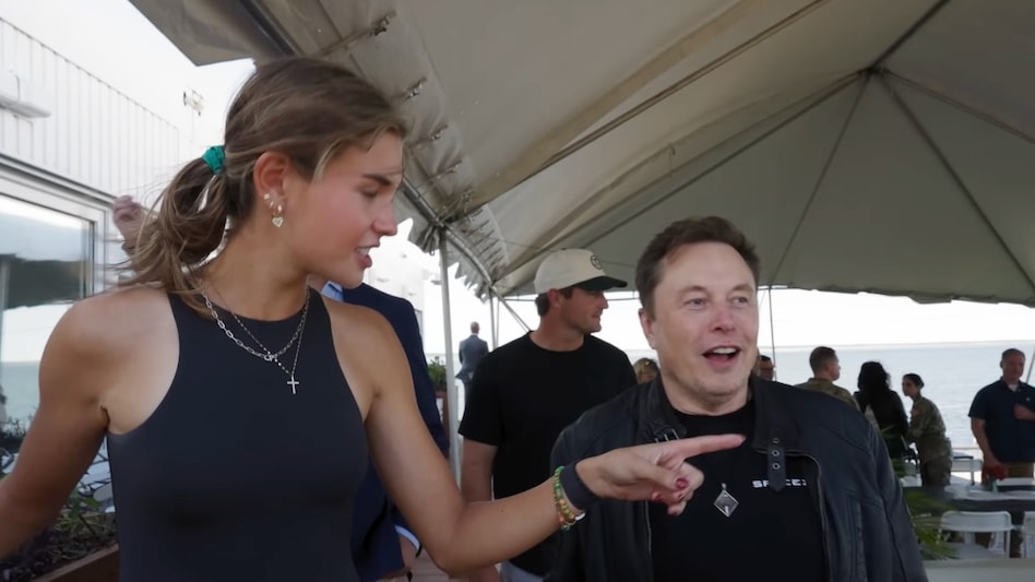 Kai Trump asking Elon Musk questions about his interest in Fortnite Kai Trump asking Elon Musk questions about his interest in Fortnite