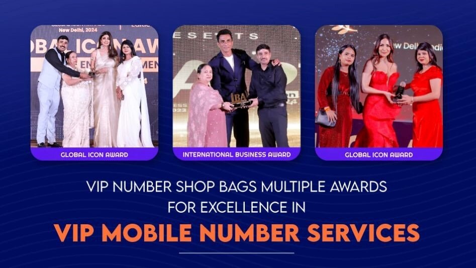 VIP Number Shop Bags Multiple Awards for Excellence in VIP Mobile Number Services
