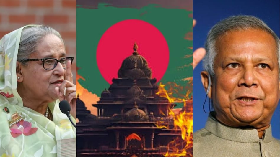 Hindus under attack in Bangladesh; Hasina slams Yunus Hindus under attack in Bangladesh; Hasina slams Yunus