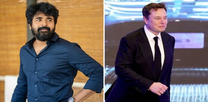 Sivakarthikeyan playfully challenges Elon Musk. Sivakarthikeyan playfully challenges Elon Musk.