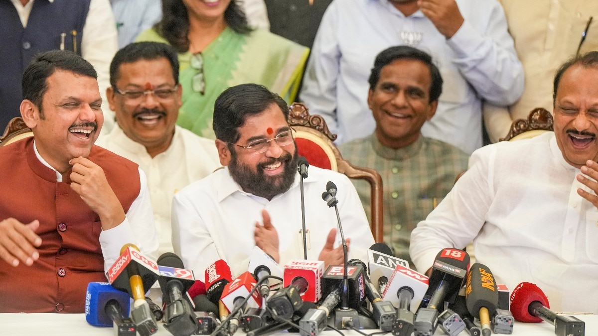 The Mahayuti comprises Bharatiya Janata Party (BJP), Eknath Shinde's Shiv Sena, and the Ajit Pawar-led Nationalist Congress Party (NCP). The Mahayuti comprises Bharatiya Janata Party (BJP), Eknath Shinde's Shiv Sena, and the Ajit Pawar-led Nationalist Congress Party (NCP).