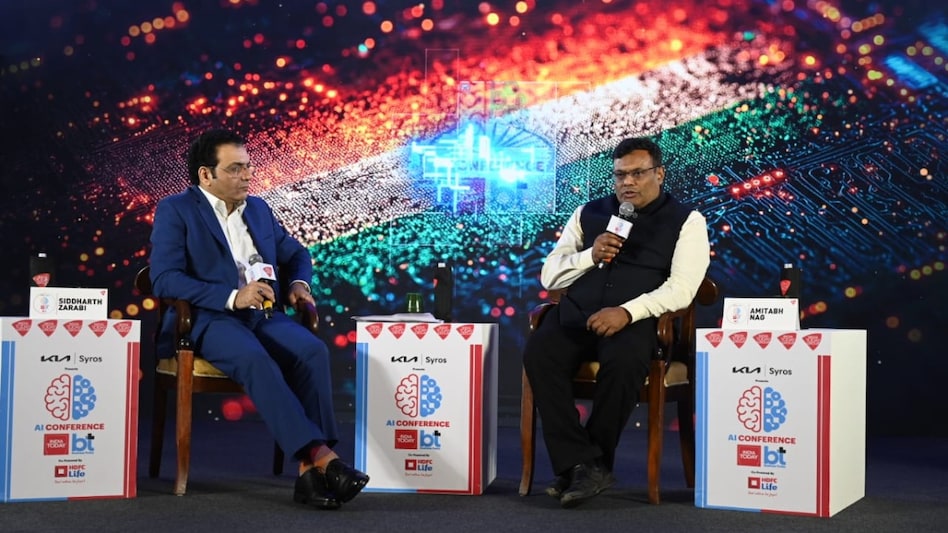 During his conversation with Siddharth Zarabi, Editor of Business Today, at the Business Today-India Today AI Conclave 2024, Nag discussed the transformative impact of Bhashini. During his conversation with Siddharth Zarabi, Editor of Business Today, at the Business Today-India Today AI Conclave 2024, Nag discussed the transformative impact of Bhashini.