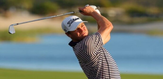 Former world number one Justin Thomas on his way into the third round lead in the Hero World Challenge at Albany, the Bahamas, on Saturday. Image courtesy heroworldchallenge.com. Former world number one Justin Thomas on his way into the third round lead in the Hero World Challenge at Albany, the Bahamas, on Saturday. Image courtesy heroworldchallenge.com.