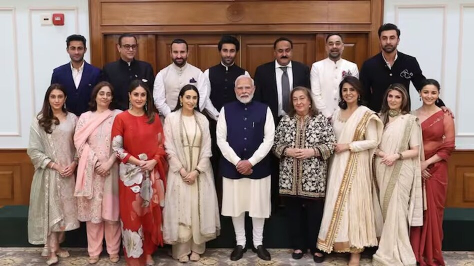 Kapoor Family meets Prime Minister Narendra Modi Kapoor Family meets Prime Minister Narendra Modi
