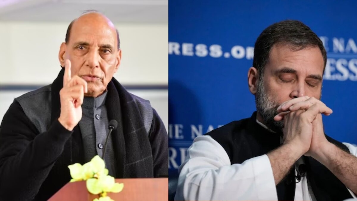Parliament session: Rajnath Singh eviscerates Rahul Gandhi, Congress on Constitution Parliament session: Rajnath Singh eviscerates Rahul Gandhi, Congress on Constitution
