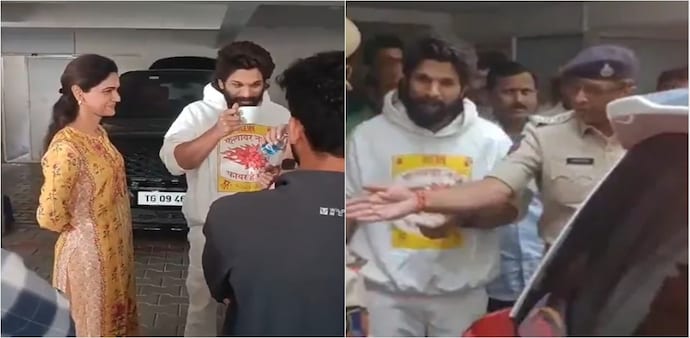 Allu Arjun has been arrested in Hyderabad. Allu Arjun has been arrested in Hyderabad.