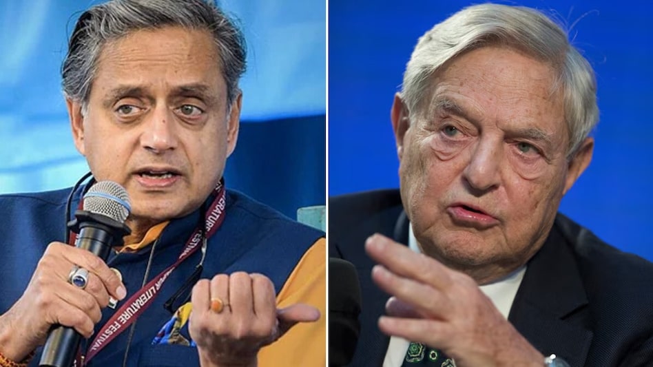 Shashi Tharoor clarifies old tweet on George Soros Shashi Tharoor clarifies old tweet on George Soros
