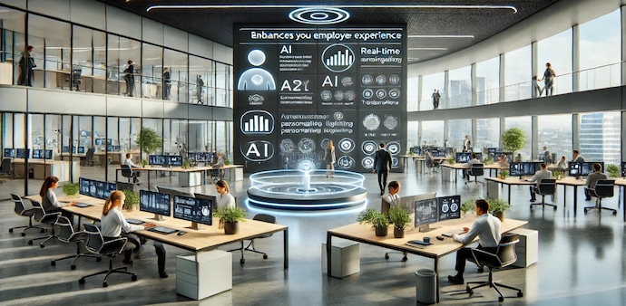 AI is transforming employee experience by seamlessly blending human expertise with advanced technology AI is transforming employee experience by seamlessly blending human expertise with advanced technology