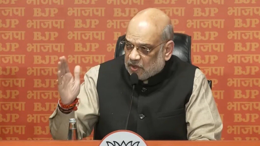 Home Minister Amit Shah hit back at the Congress on Wednesday Home Minister Amit Shah hit back at the Congress on Wednesday