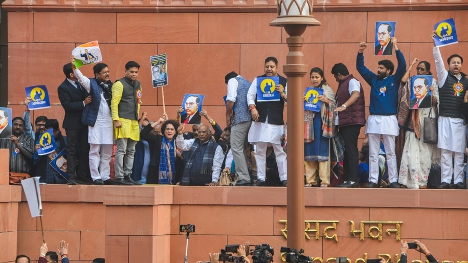 The protests took a violent turn when MPs from both sides confronted each other, which led to jostling. The protests took a violent turn when MPs from both sides confronted each other, which led to jostling.