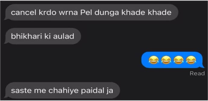 Bhat shared that she had booked a ride through Rapido's Economy service, which usually offers more affordable rides in hatchbacks. Bhat shared that she had booked a ride through Rapido's Economy service, which usually offers more affordable rides in hatchbacks.