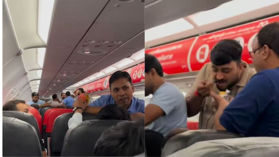 Shared on Instagram by user Ankit Kumar, the footage shows passengers standing, eating, and chatting in the aisles, blatantly disregarding repeated requests from the Thai Air Asia cabin crew to remain seated. Shared on Instagram by user Ankit Kumar, the footage shows passengers standing, eating, and chatting in the aisles, blatantly disregarding repeated requests from the Thai Air Asia cabin crew to remain seated.