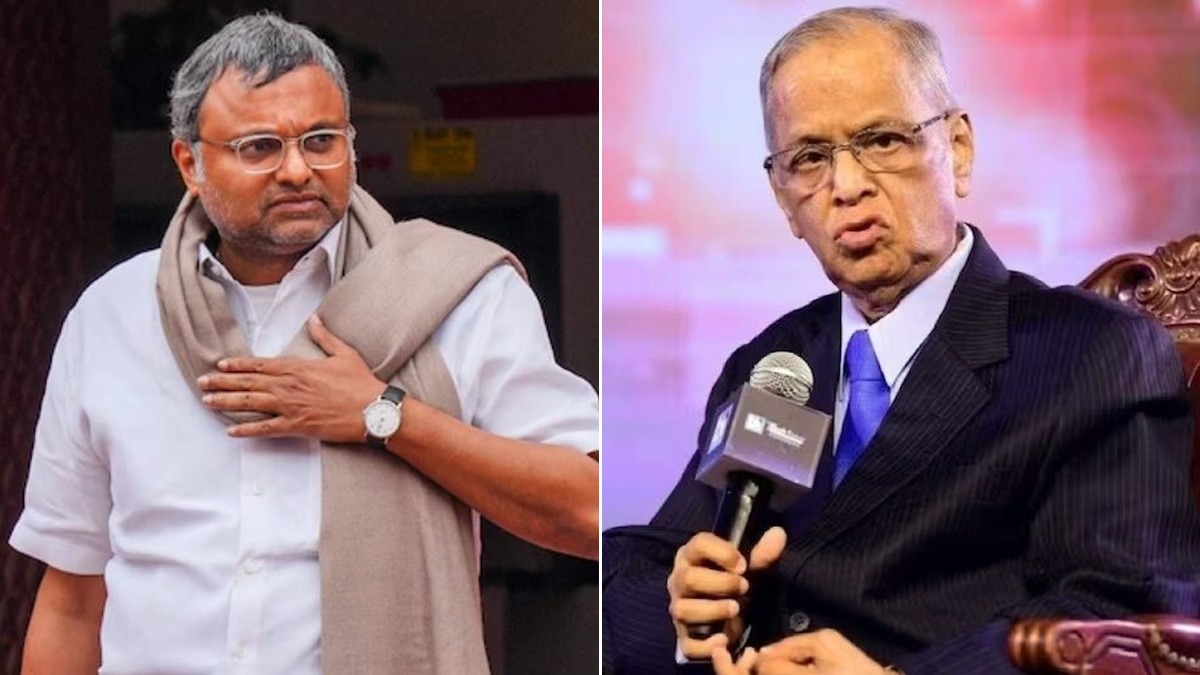 Karti Chidambaram on Narayana Murthy's 70-hour work week pitch: 'Working longer is meaningless' Karti Chidambaram on Narayana Murthy's 70-hour work week pitch: 'Working longer is meaningless'
