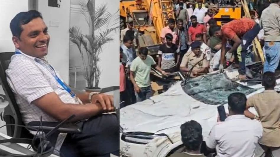 The accident occurred on National Highway 48 near Nelamangala, on the outskirts of Bengaluru. The accident occurred on National Highway 48 near Nelamangala, on the outskirts of Bengaluru.