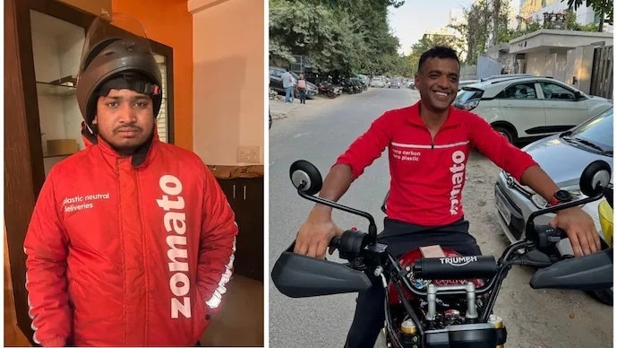 The delivery executive, Shiva Sarkar, a young man barely in his twenties, arrived at Bohra's doorstep with a warm smile despite the chilly night. The delivery executive, Shiva Sarkar, a young man barely in his twenties, arrived at Bohra's doorstep with a warm smile despite the chilly night.