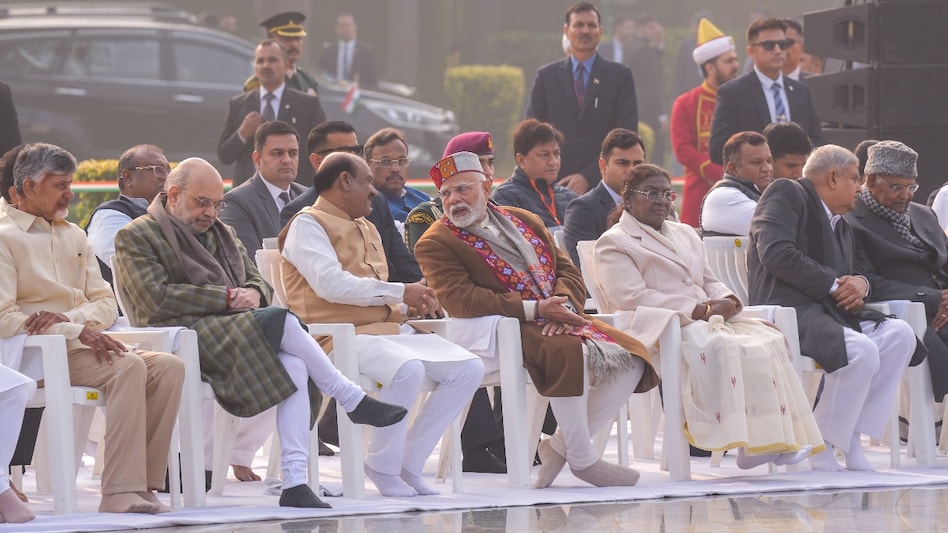 Prayer ceremony for former prime minister Atal Bihari Vajpayee's birth centenary at Sadaiv Atal Prayer ceremony for former prime minister Atal Bihari Vajpayee's birth centenary at Sadaiv Atal