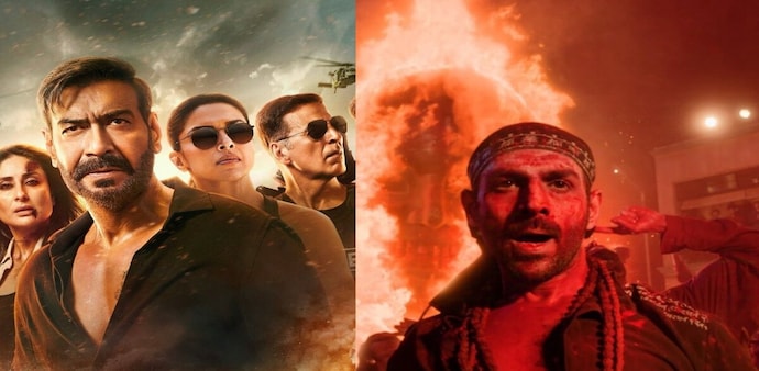 Singham Again, Bhool Bhulaiyaa 3 are among the top OTT releases this week Singham Again, Bhool Bhulaiyaa 3 are among the top OTT releases this week