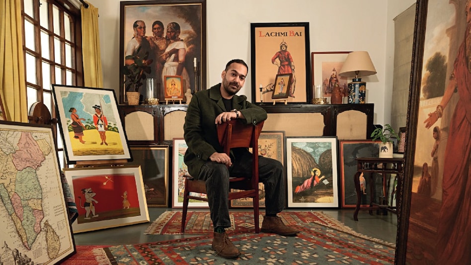 For Parakram Kakkar (pictured), founder, Maazi Merchant, reclaiming India’s art isn’t just about reproducing images—it’s about dismantling colonial gatekeeping (Photo: Hardik Chhabra) For Parakram Kakkar (pictured), founder, Maazi Merchant, reclaiming India’s art isn’t just about reproducing images—it’s about dismantling colonial gatekeeping (Photo: Hardik Chhabra)